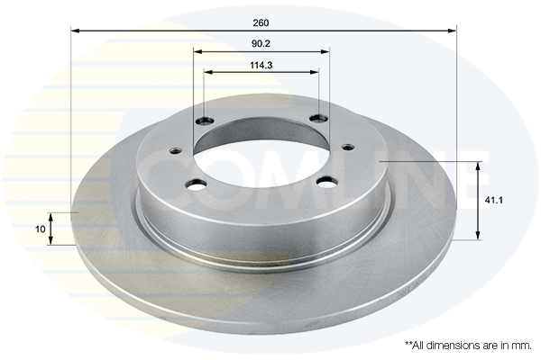 Disc frana COMLINE ADC0355