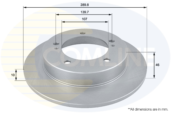 Disc frana COMLINE ADC0902