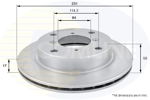 Disc frana COMLINE ADC0906V