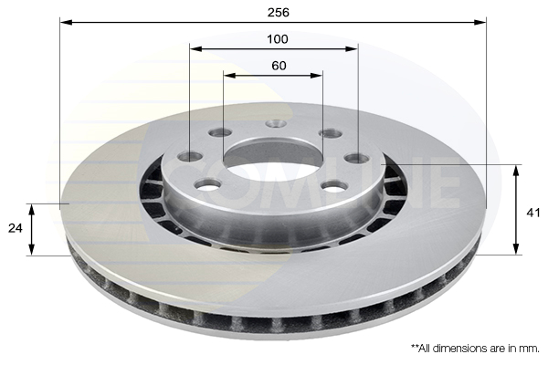 Disc frana COMLINE ADC1007V