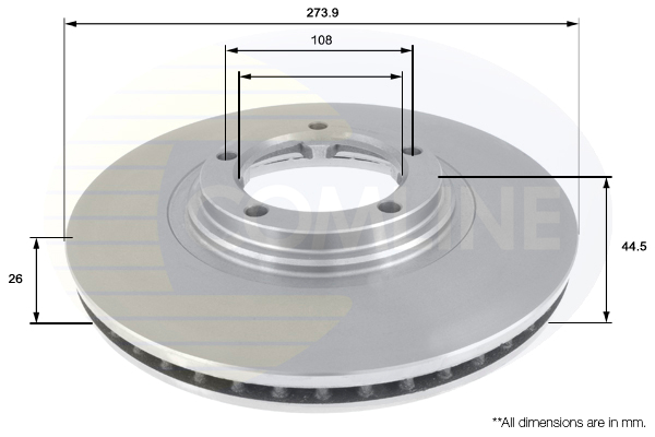 Disc frana COMLINE ADC1062V