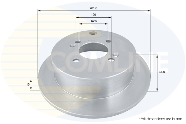 Disc frana COMLINE ADC1078