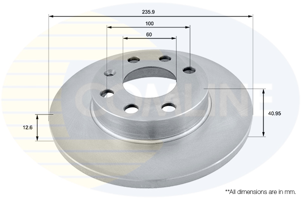 Disc frana COMLINE ADC1101