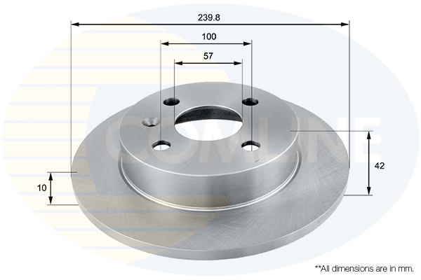 Disc frana COMLINE ADC1106