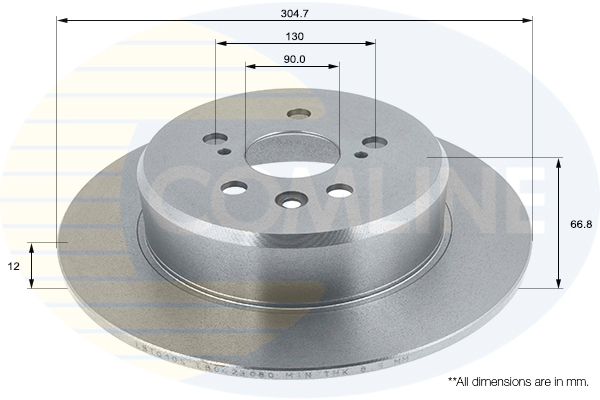 Disc frana COMLINE ADC1109