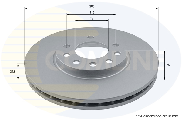 Disc frana COMLINE ADC1113V
