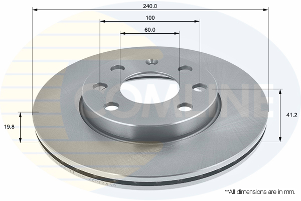 Disc frana COMLINE ADC1123V