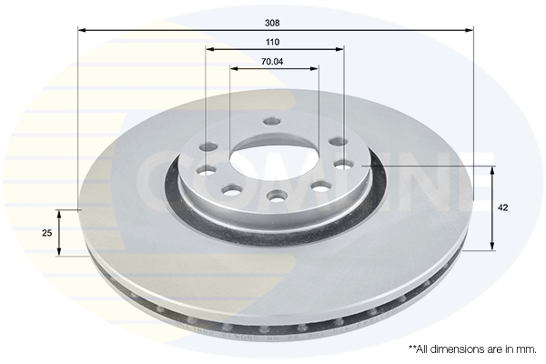 Disc frana COMLINE ADC1124V