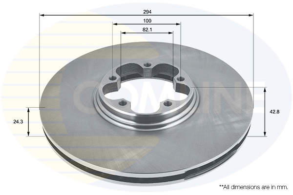 Disc frana COMLINE ADC1213V