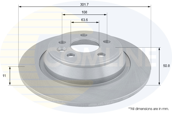 Disc frana COMLINE ADC1240