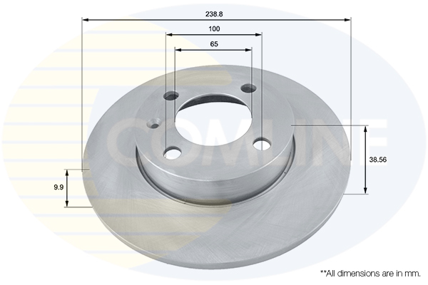 Disc frana COMLINE ADC1401