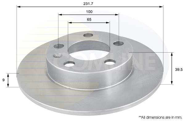 Disc frana COMLINE ADC1414