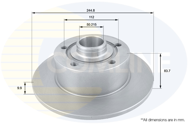 Disc frana COMLINE ADC1419