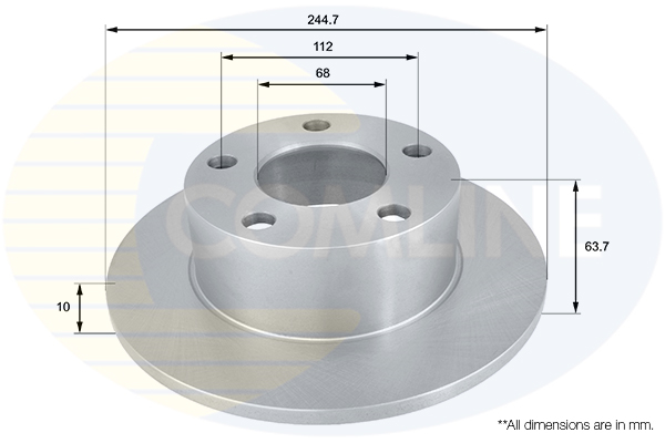 Disc frana COMLINE ADC1427