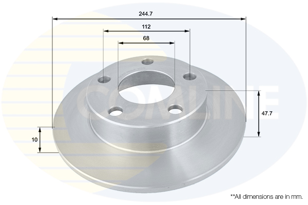 Disc frana COMLINE ADC1437