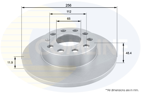 Disc frana COMLINE ADC1448