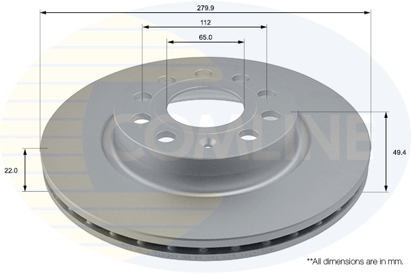 Disc frana COMLINE ADC1456V