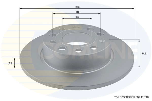 Disc frana COMLINE ADC1457