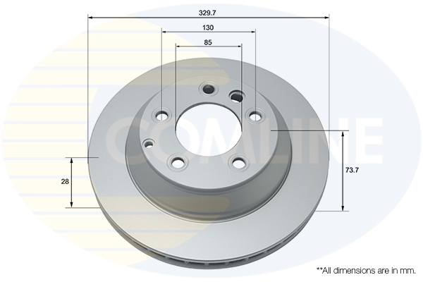 Disc frana COMLINE ADC1460V