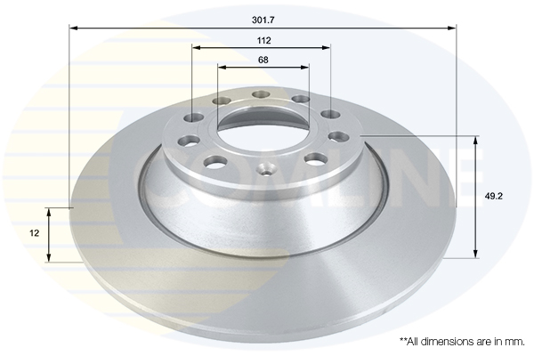 Disc frana COMLINE ADC1471