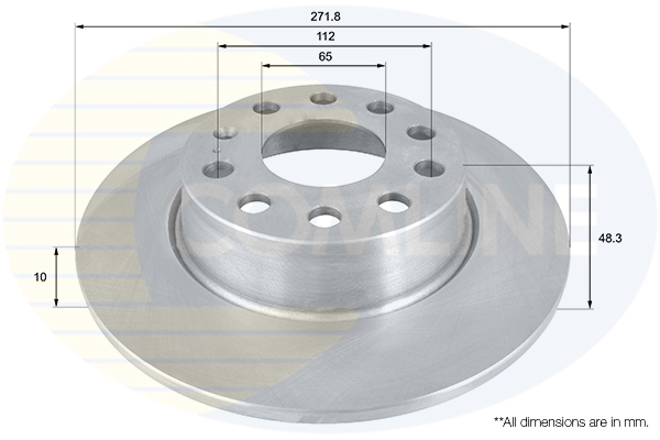 Disc frana COMLINE ADC1497