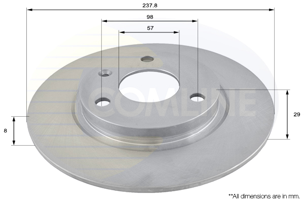 Disc frana COMLINE ADC1501