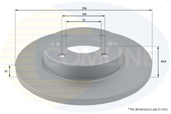 Disc frana COMLINE ADC1503