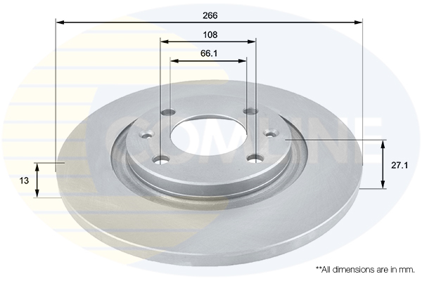 Disc frana COMLINE ADC1521