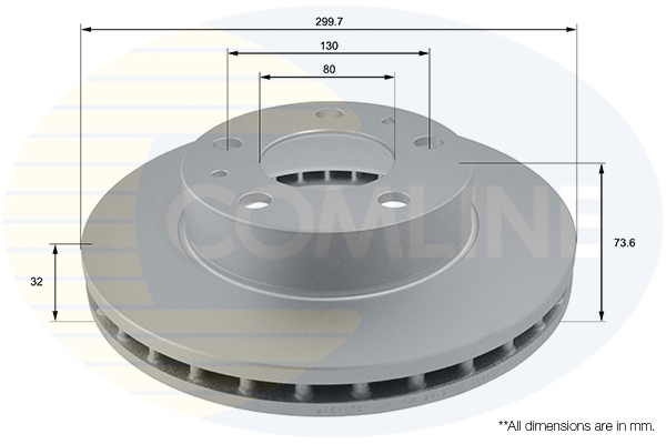Disc frana COMLINE ADC1572V