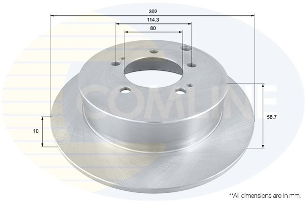 Disc frana COMLINE ADC1586