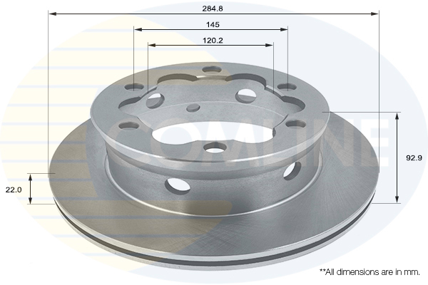Disc frana COMLINE ADC1614V