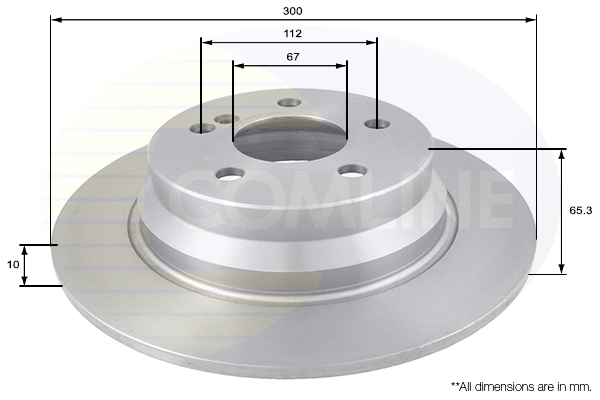 Disc frana COMLINE ADC1625