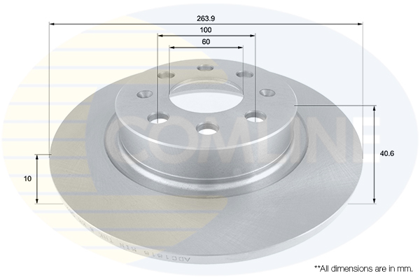 Disc frana COMLINE ADC1818