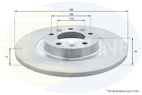 Disc frana COMLINE ADC2724