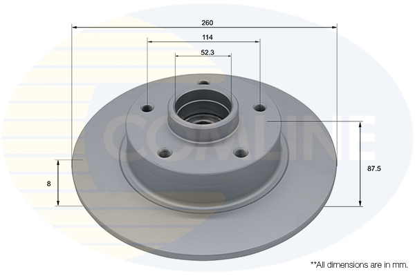 Disc frana COMLINE ADC3034