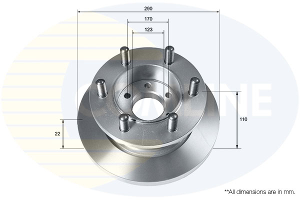 Disc frana COMLINE ADC9128