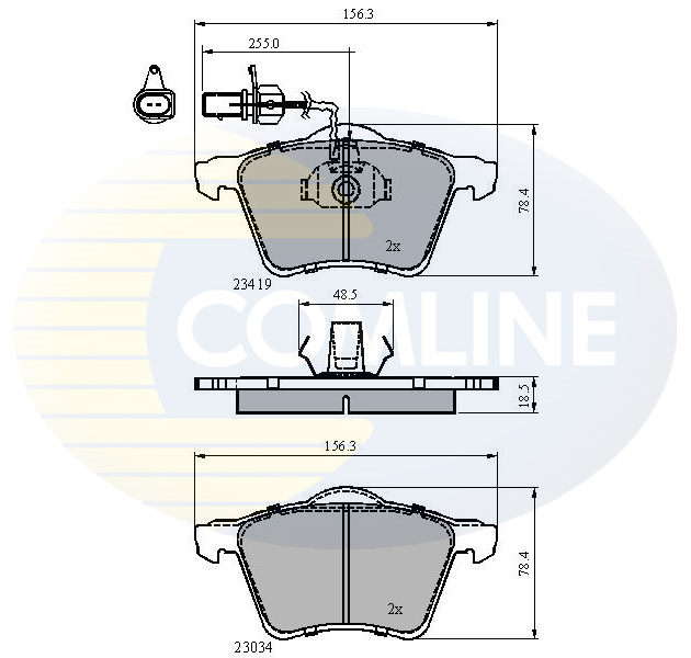 Placute frana COMLINE CBP1885
