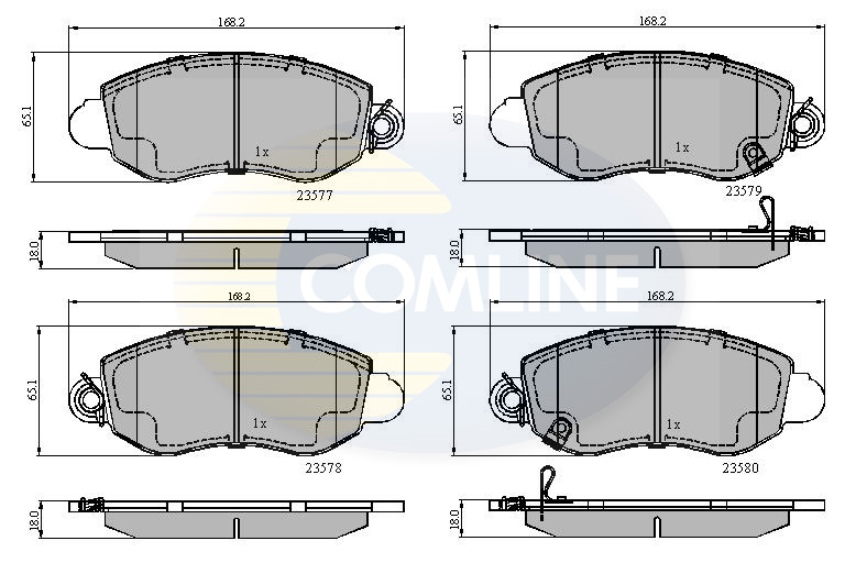 Placute frana COMLINE CBP31108