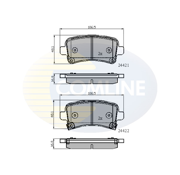 Placute frana COMLINE CBP31795