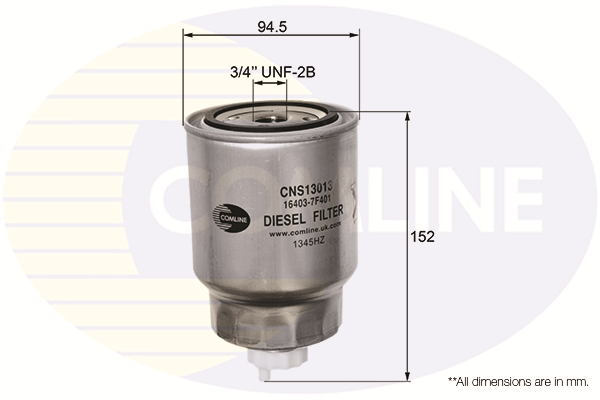 Filtru combustibil COMLINE CNS13013