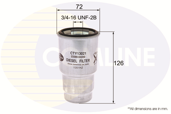 Filtru combustibil COMLINE CTY13021