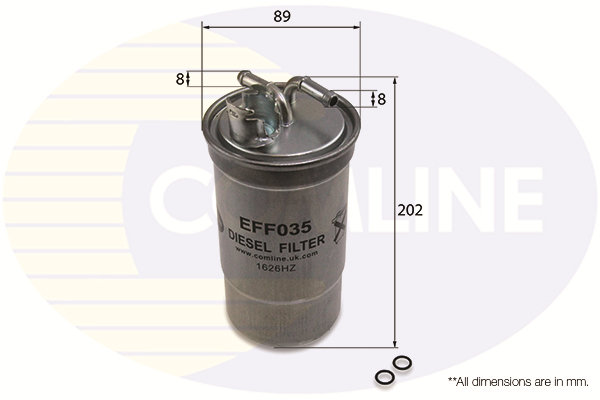 Filtru combustibil COMLINE EFF035