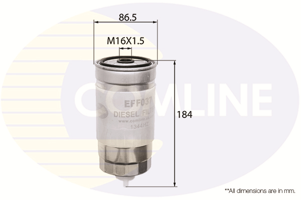 Filtru combustibil COMLINE EFF037