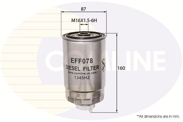 Filtru combustibil COMLINE EFF078