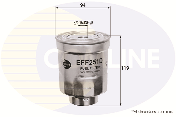 Filtru combustibil COMLINE EFF251D