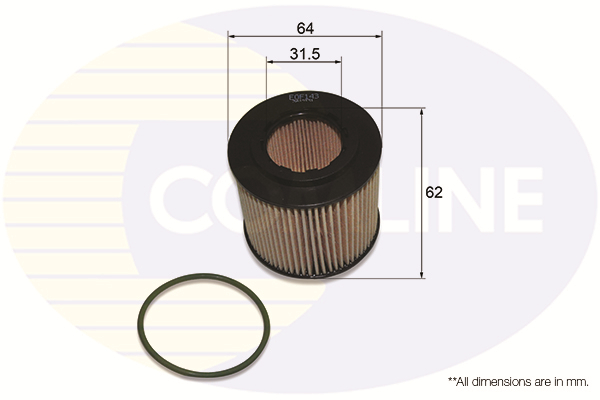 Filtru ulei SKODA FABIA II (542) 1.2 12V  benzina 60 cai COMLINE EOF143