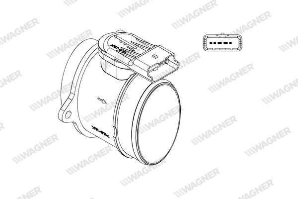 Senzor debit aer WAGNER AFS00004
