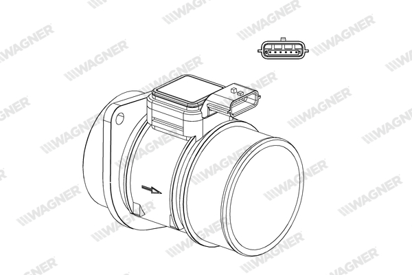 Senzor debit aer WAGNER AFS00061