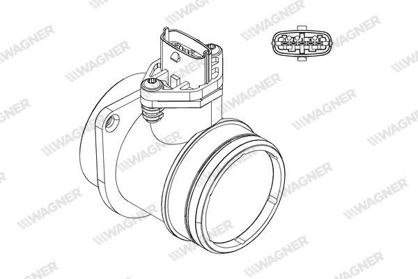 Senzor debit aer WAGNER AFS00205
