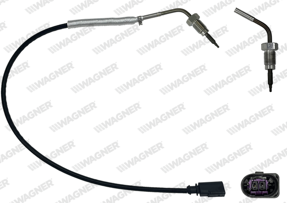 Senzor temperatura gaze evacuare VW GOLF VII Variant (BA5, BV5) 2.0 TDI  diesel 150 cai WAGNER ETP00008